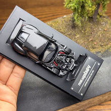 Load image into Gallery viewer, FW 1:64 Black Carbon Vulcan Racing Sports Model Diecast Metal Car New Collection