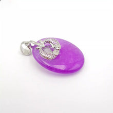 Load image into Gallery viewer, Nature Jade Double Fish Pendant Necklace Gift Jewelry charm Blessing Lucky new a
