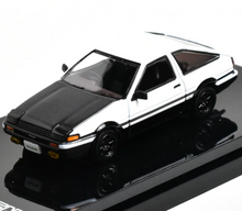 Load image into Gallery viewer, HJ 1:64 White Carbon Trueno AE86 Sports Model Diecast Metal Car New Collection