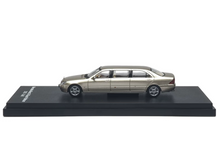 Load image into Gallery viewer, AR 1:64 Gold S-Class W220 Pullman Luxury limousine Model Diecast Metal Car New Collection