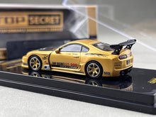 Load image into Gallery viewer, Inno 1:64 Gold Supra A80 GT300 Top Secret Sports Model Diecast Metal Car New Collection