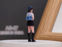 Load image into Gallery viewer, 1:64 Painted Figure Model Miniature Resin Diorama Toy Sand Uniform Pretty Girl