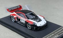 Load image into Gallery viewer, HKM 1:64 Black Red 911 GT3 R 992 Rennsport Sport Model Diecast Metal Car New Collection