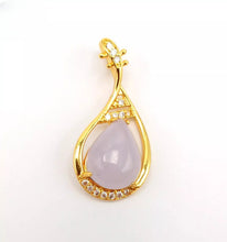 Load image into Gallery viewer, Nature Jade Pipa Pendant Necklace Gift Jewelry charm Blessing Lucky Fortune New