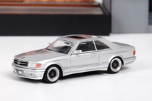 Load image into Gallery viewer, RM 1:64 Silver 560 SEC AMG W126 Coupe Sports Model Diecast Metal Car New Collection