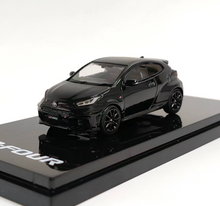 Load image into Gallery viewer, HJ 1:64 JDM Black GR Yaris RZ Sports Model Diecast Metal Car New Collection