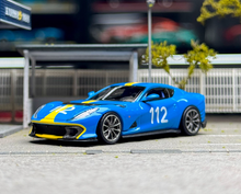 Load image into Gallery viewer, TOC 1:64 Blue 812C FE812C #112 Coupe Sports Model Diecast Metal Car New Collection