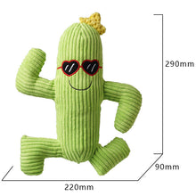 Load image into Gallery viewer, Dog Squeaky Toys Chew Puppy Fluffy Rope Toy Durable Teeth Grindin PET Cat Green