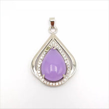 Load image into Gallery viewer, Nature Jade Lotus Pendant Necklace Gift Jewelry charm Blessing Lucky Fortune