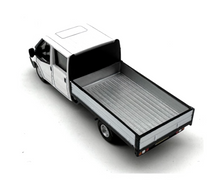 Load image into Gallery viewer, 1:76 White Transit Double Cab Delivery Truck Model Diecast Metal Car New