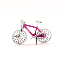 Load image into Gallery viewer, 1:64 Painted Figure Mini Model Miniature Resin Diorama Toy Mountain Bike Bicycle
