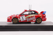 Load image into Gallery viewer, 1:64 OKM Red Impreza WRX STI WRC GC8 #1 Sports Model Diecast Metal Car New