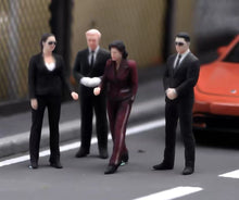 Load image into Gallery viewer, 1:64 Painted Figure Model Miniature Resin Diorama Toy Sand Bodyguard Security