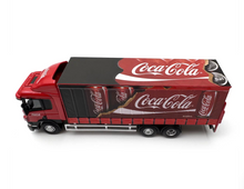Load image into Gallery viewer, 1:76 Red Scania 94D 6 Wheel Delivery Truck Model Diecast Metal Car Box New Collection