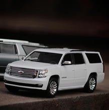 Load image into Gallery viewer, GOC 1:64 White 2015 Suburban Full Sized SUV Model Diecast Metal Car New Collection
