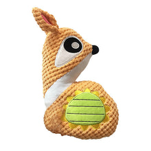 Load image into Gallery viewer, Dog Squeaky Toys Animal Shape Chew Puppy Fluffy Toy Teeth Grinding Durable Pet