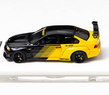 Load image into Gallery viewer, 1:64 Black Yellow M3 E46 Pandem Coupe Sports Model Diecast Resin Car BN