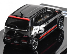 Load image into Gallery viewer, HobbyJapan 1:64 Black RS Suzuki Alto K Hatchback Model Diecast Metal Car New Collection