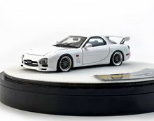 Load image into Gallery viewer, PGM 1:64 White JDM RX-7 FD3S Round Racing Sports Model Diecast Metal Car New Collection