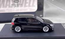 Load image into Gallery viewer, Maxwell 1:64 Black VW Golf GTI MK6 VIP BBS Sports Model Diecast Metal Car New Collection