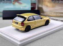 Load image into Gallery viewer, FH 1:64 Gold JDM Civic Type R EK9 Hatchback Sports Model Diecast Metal Car New Collection