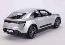 Load image into Gallery viewer, Bburago 1:24 Silver Macan Electric EV Sports Open Model Diecast Metal Car New Collection