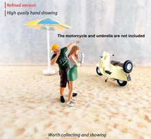 Load image into Gallery viewer, 1:64 Painted Figure Mini Model Miniature Resin Diorama Dancer Trendy Man Yellow