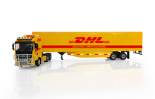 Load image into Gallery viewer, MJ 1:64 Yellow SANY Trailer Container Truck Model Diecast Metal Car New Collection