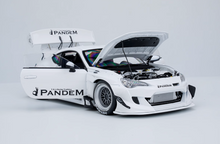Load image into Gallery viewer, DCN 1:18 JDM White GR86 Pandem Widebody Sports Model Diecast Metal Car New