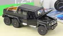 Load image into Gallery viewer, WELLY 1:24 C63 6x6 SUV Pickup Truck Sports Model Diecast Metal Car Display