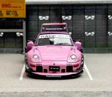 Load image into Gallery viewer, SW 1:64 Pink Dragon Ball RWB 993 911 Racing Sports Model Diecast Metal Car New Collection