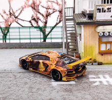 Load image into Gallery viewer, King 1:64 Aventador LP700 LBWK Tiger Racing Sports Model Diecast Metal Car New