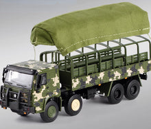 Load image into Gallery viewer, JKM 1:64 Military Camo HOWO 8x8 Personnel Carrier Truck Model Diecast Metal