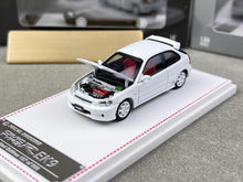 Load image into Gallery viewer, FH 1:64 White JDM Civic Type R EK9 Hatchback Sport Model Diecast Metal Car New