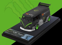 Load image into Gallery viewer, TM 1:64 VW T1 Van Impreza WRX STI Flatbed Trailer Model Diecast Metal Car New