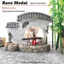 Load image into Gallery viewer, 1:64 Painted Figure Mini Model Miniature Resin Diorama Chinese musical Girl Lady
