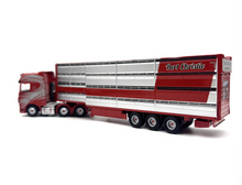 Load image into Gallery viewer, 1:76 Red DAF XF Euro6 Livestock Delivery Truck Model Diecast Metal Car New Collection