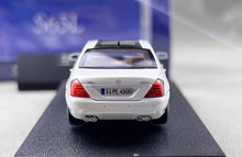 Load image into Gallery viewer, SW 1:64 Pearl White S65L Mk5 W221 Sedan Sports Model Diecast Metal Car New Collection