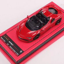 Load image into Gallery viewer, ART 1:64 Red SF90 Convertible Super Racing Sports Model Diecast Resin Car New
