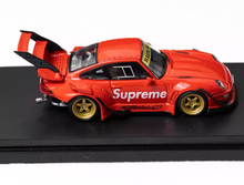 Load image into Gallery viewer, SW 1:64 Red 911 RWB 993 Big Spoiler Racing Sports Model Diecast Metal Car New Collection