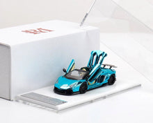 Load image into Gallery viewer, RM 1:64 Plating Blue LP700-4 LBWK Sports Open Model Diecast Metal Car New Collection