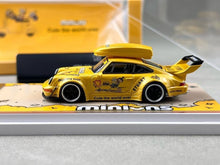 Load image into Gallery viewer, ZJWJ 1:64 Yellow RWB 964 Roof Box Sports Model Diecast Metal Car New Collection