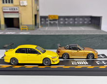 Load image into Gallery viewer, 1:64 JDM Comic Initial D Miata MX5 Evo7 Lancer Model Diecast Metal Car New