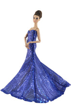 Load image into Gallery viewer, Barbie Doll Clothing 11.5&quot; Girl Party Wear  1/6 Wedding Dress Beaded Skirt Gowns

