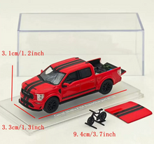 Load image into Gallery viewer, FW 1:64 Red Shelby F150 V8 Pickup Truck Sports Model Diecast Metal Car New Collection