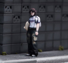 Load image into Gallery viewer, 1:64 Painted Figure Model Miniature Resin Sand Diorama Skate Board Boy Cool
