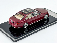 Load image into Gallery viewer, Glory 1:64 Wine Red S320L W222 Sedan Sports Model Diecast Metal Car New Collection