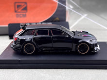 Load image into Gallery viewer, DCM 1:64 Black RS6 2NCS Wagon Widebody Kit Sports Model Diecast Metal Car New Collection