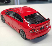 Load image into Gallery viewer, WELL 1:18 Red JDM Civic Type R FD2 Sports Diecast Model Metal Car New