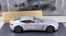Load image into Gallery viewer, MJ 1:64 Silver One-77 V12 Coupe Super Racing Sport Model Diecast Metal Car New Collection